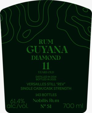 Preorder: Nobilis #51 – Guyana Diamond REV 2014 11 Year 61% abv (700 ml)