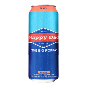 Happy Dad Hard Iced Tea Peach (Single, 24 Oz, Can)