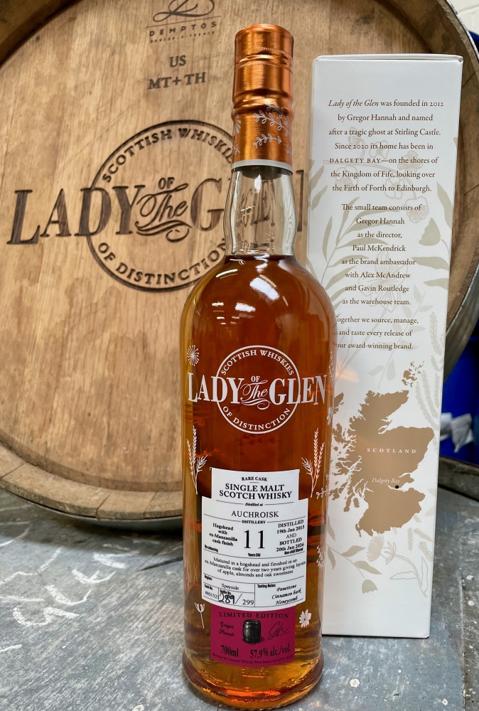 Lady of the Glen - 11 yo Auchroisk, Ex-Manzanilla Cask Finish, Single Cask, Cask Strength, 57.90% ABV (700 ml)
