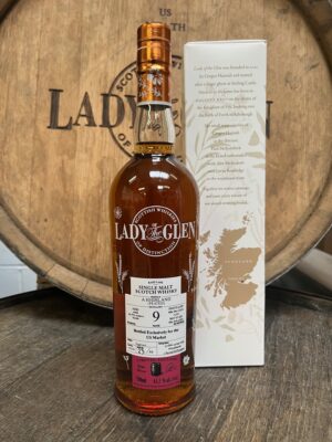 Preorder: Lady of the Glen - A Peated Highland 9 yo (Tomatin), Ex-PX Octave Finish, Single Octave, Cask Strength, US Exclusive, 61.10% ABV (700 ml)