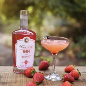 Watershed Limited Release Four Peel Strawberry Flavored Gin