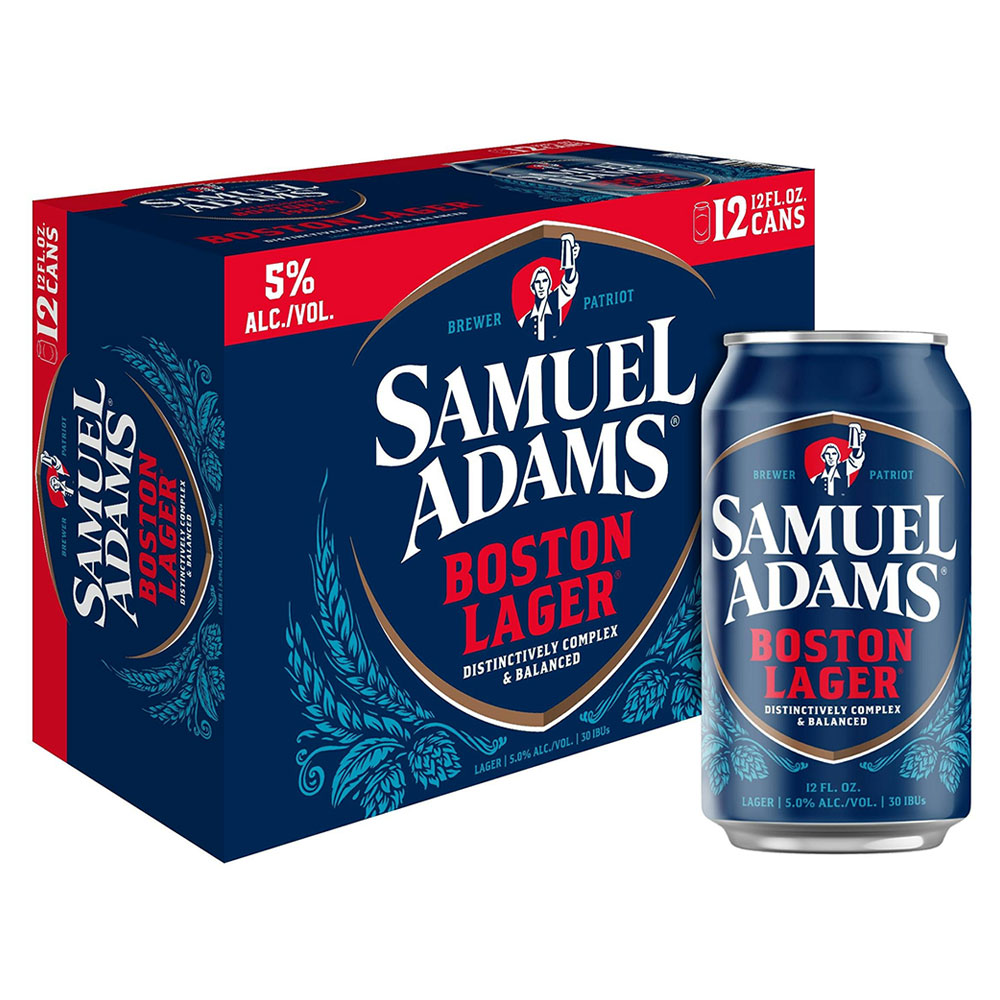 Sam Adam Boston Lager (12 Pack, 12 Oz, Cans)