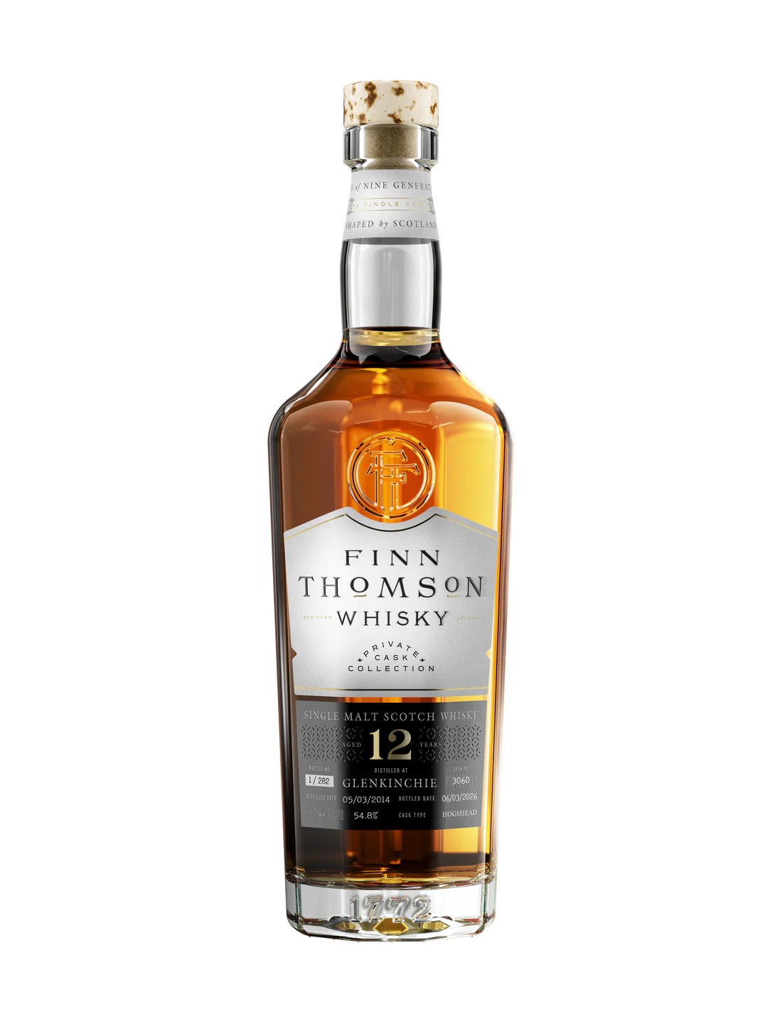 Finn Thomson Whisky (FTW) – Glenkinchie 2014 – 12 Year Old – Refill Bourbon – 54.8% ABV