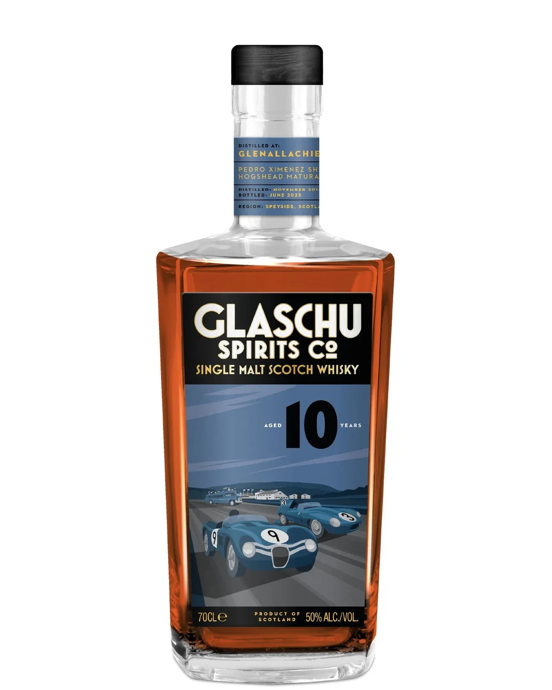 Glaschu Spirits – Glenallachie – 10 Year Old – Matured in 1st Fill PX – 56.0% ABV