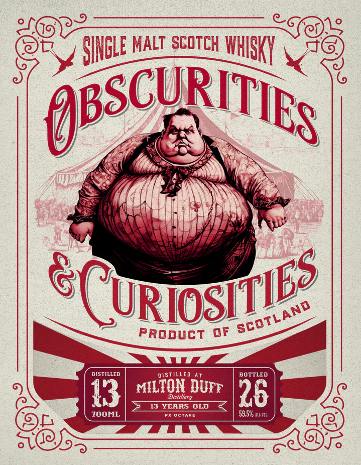Obscurities & Curiosities – Miltonduff Octave #2838 – 13 Year Old – 1st Fill Sherry – ~55% ABV