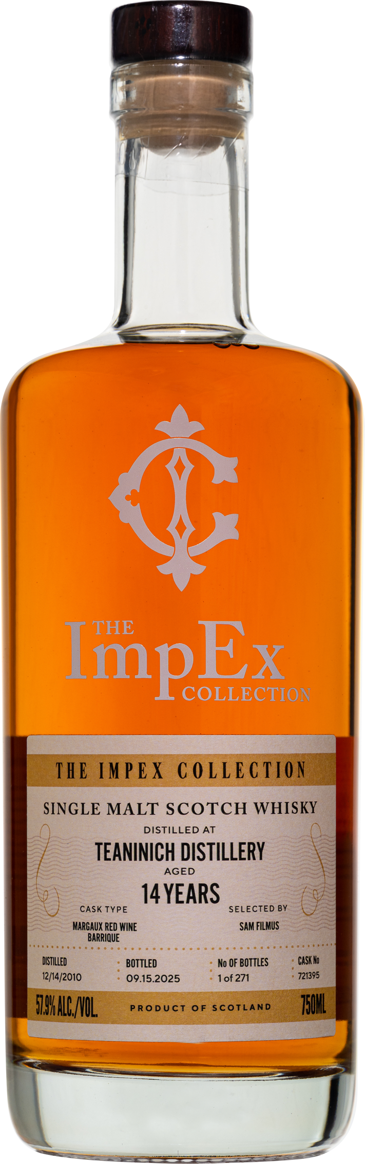 The ImpEx Collection - Teaninich 14 yo (2010), Château Margaux Red Wine Barrique #721395, 57.90% abv