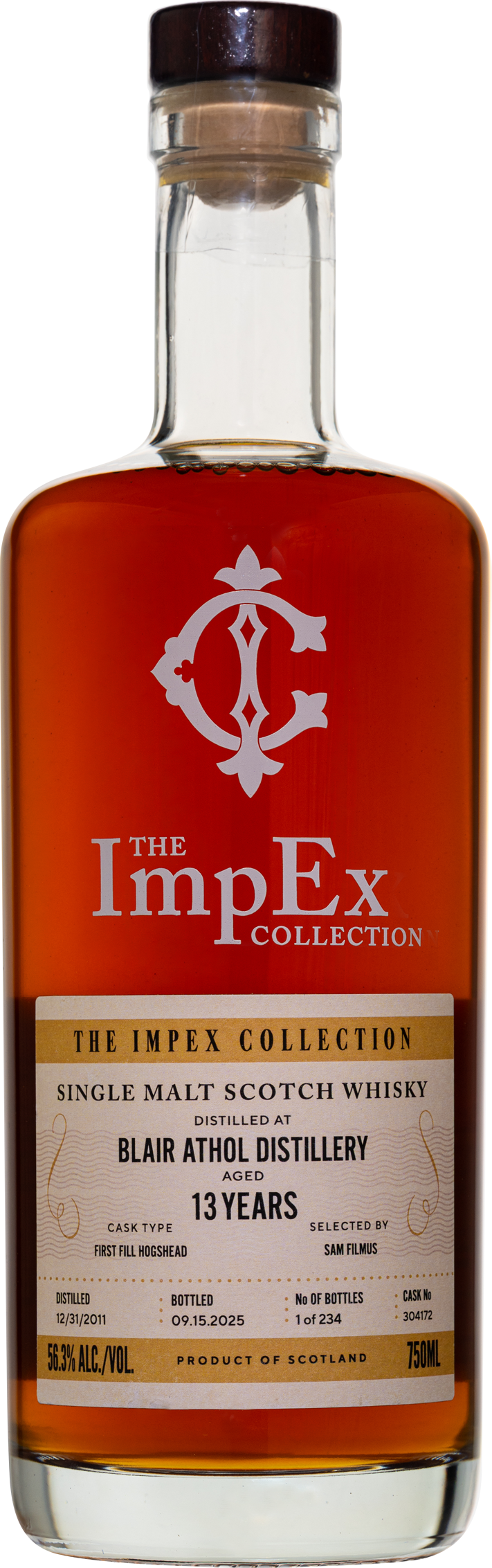 The ImpEx Collection - Blair Athol 13 yo (2011), 1st Fill Hogshead #304172, 56.30% abv