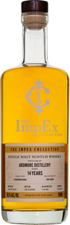 The ImpEx Collection - Ardmore 14 yo (2011), Ex-Bourbon Barrel #802498, 59.20% abv