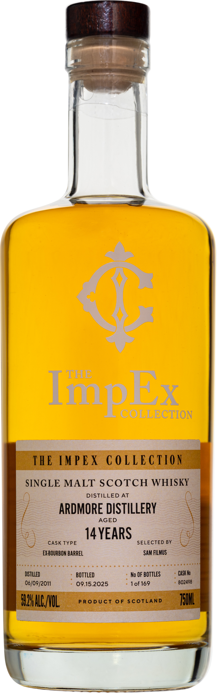 The ImpEx Collection - Ardmore 14 yo (2011), Ex-Bourbon Barrel #802498, 59.20% abv