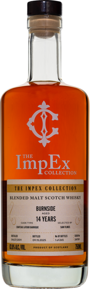 The ImpEx Collection - Burnside Blended Malt 14 yo (2011), Château Latour Barrique #24789, 63.80% abv