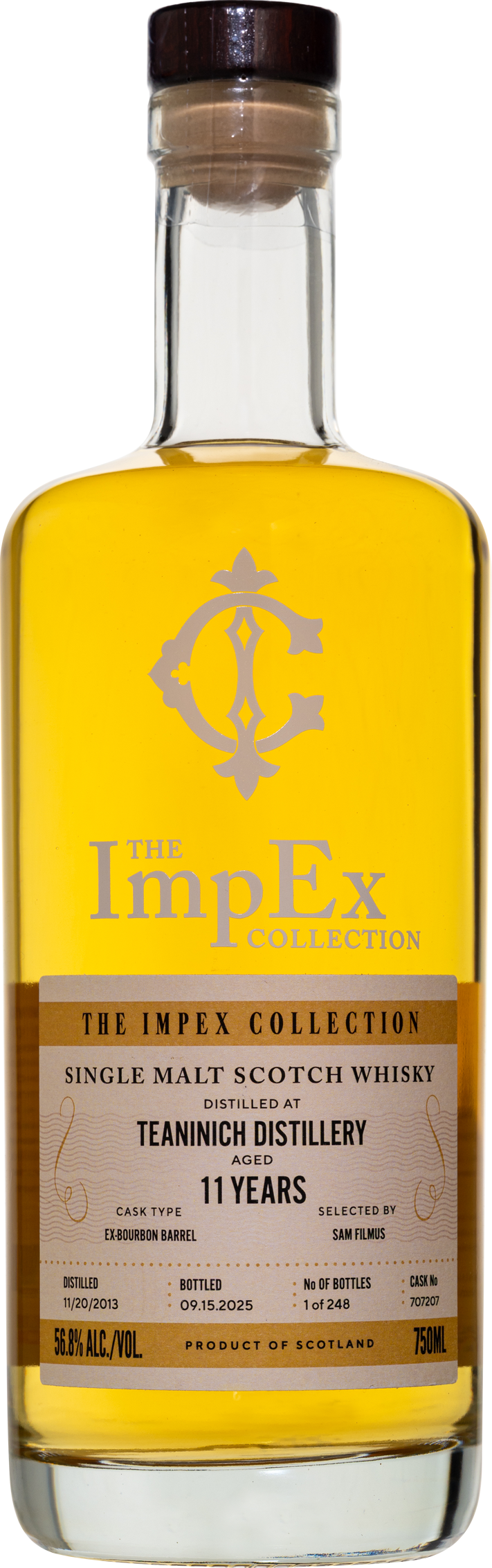 The ImpEx Collection - Teaninich 11 yo (2013), Ex-Bourbon Barrel #707207, 56.80% abv