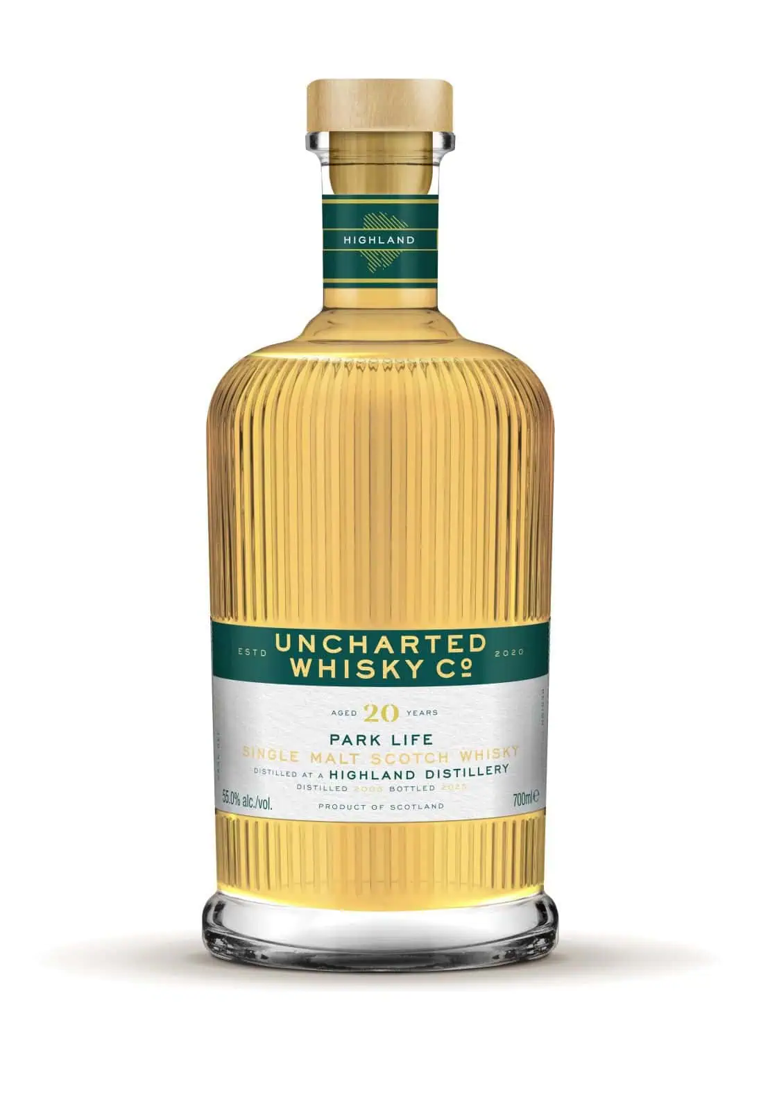 Uncharted Whisky Co – ParkLife 1 (Highland Park) – 20 Year Old – Refill Bourbon – Batch 1, Single Cask – 55.0% ABV