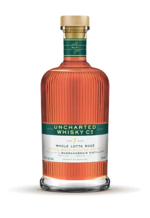 Uncharted Whisky Co – Whole Lotta Rose (Peated Bunnahabhain) – 7 Year Old – Ex-Red Wine – 55.0% ABV