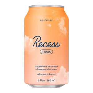Recess Mood Peach Ginger (Single, 12 Oz, Can)