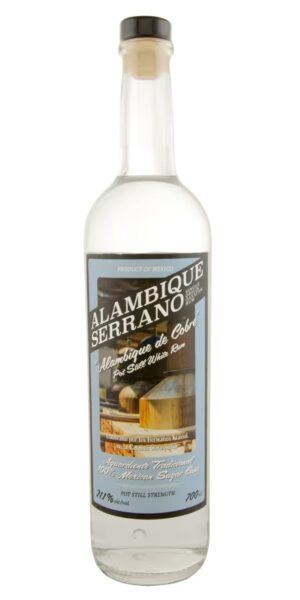 Alambique Serrano 'Alambique de Cobre' Pot Still White Rum 71.1% abv