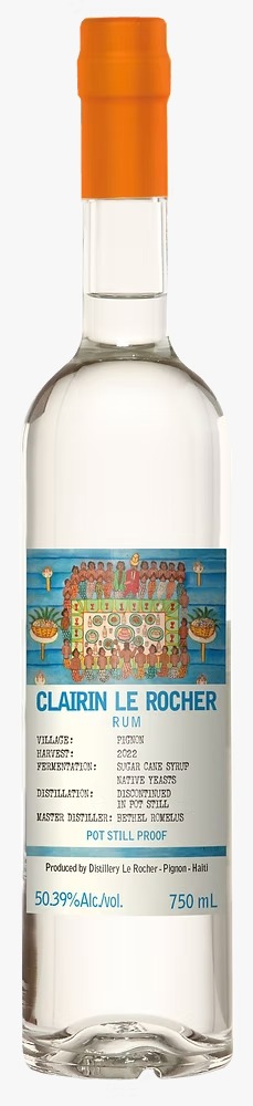 Clairin Le Rocher - Pignon -Sugar Syrup -Pot Still - 2022 Harvest, 50.39% abv
