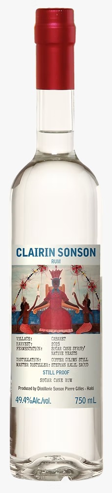 Clairin Sonson - Cabaret- Madame Meuze Cane Variety-Copper Column Still - 2025 Harvest, 49.4% abv