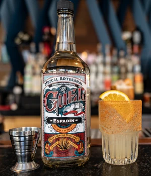 Wahaka Mezcal El Guel Espadín Joven Mezcal Artesanal 100% Agave (Liter)