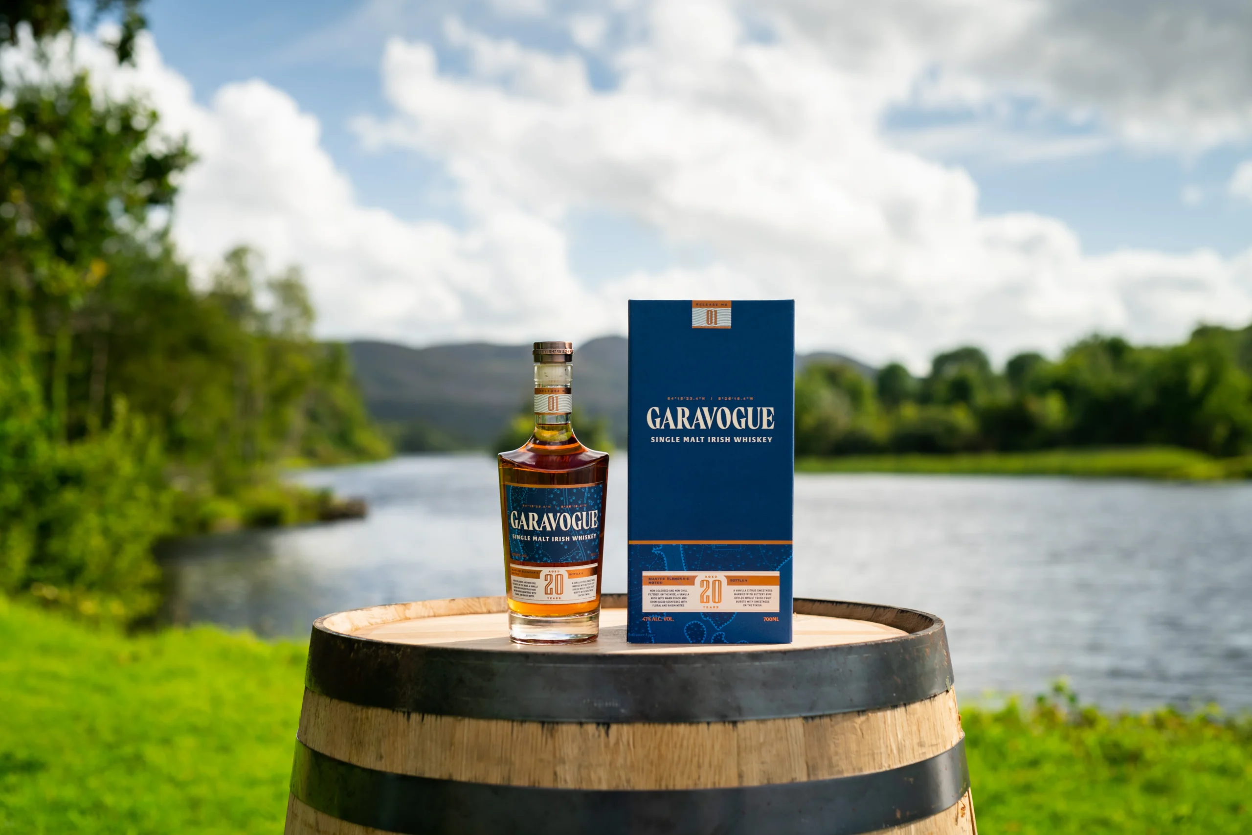 Garavogue Whiskey Single Malt Release No 1 Irish 20yr 700ml