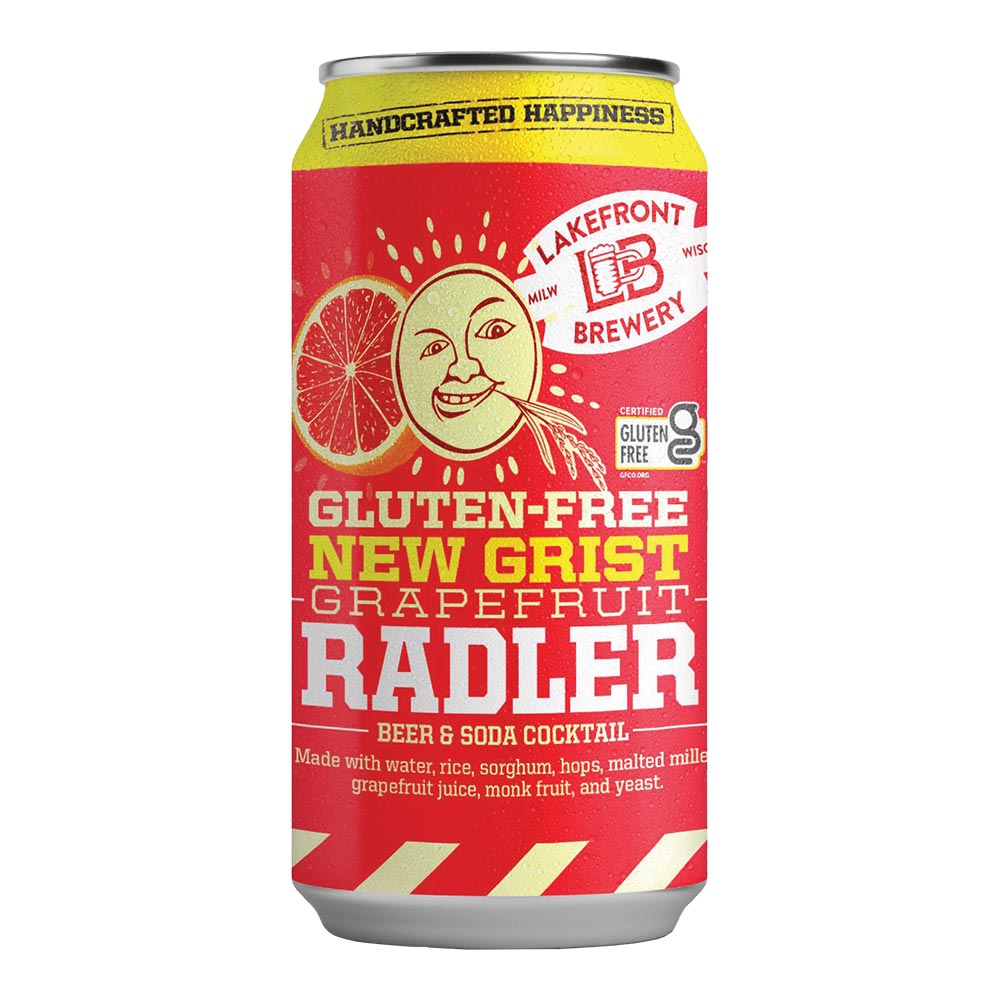 Lakefront Brewery Gluten-Free New Grist Grapefruit Radler (12 Oz Can)