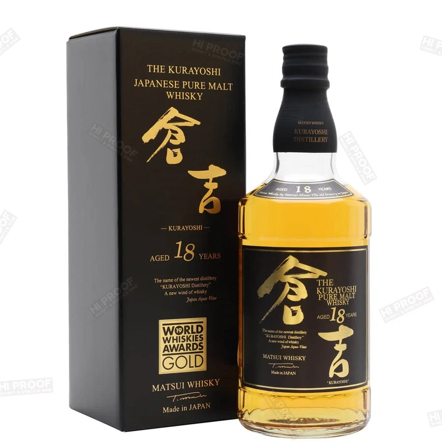The Kurayoshi 18 Years Pure Malt Japanese Whisky